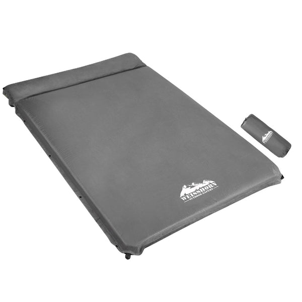 Grey Self Inflating Camping Mattress for Outdoor Sleeping