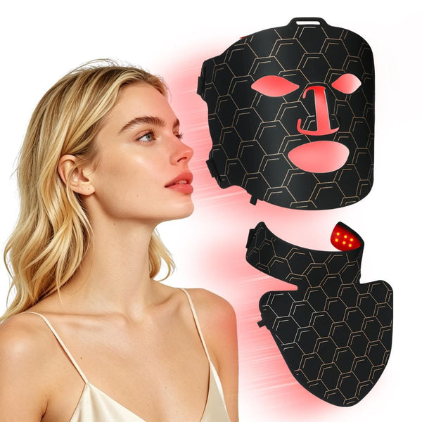 Red Light Therapy for Face and Neck Mask