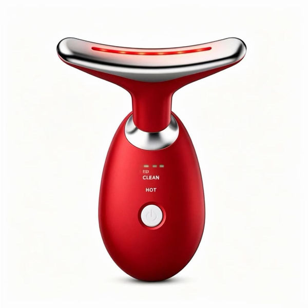 Electric Neck Face Lifting Device for Wrinkle Removal - Red