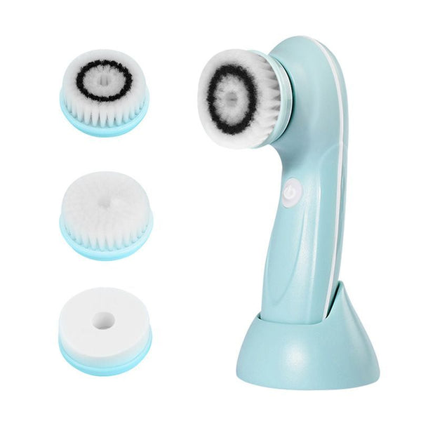 Premium Face Scrubber & Massaging Tool Device for Men & Women Suitable - Blue