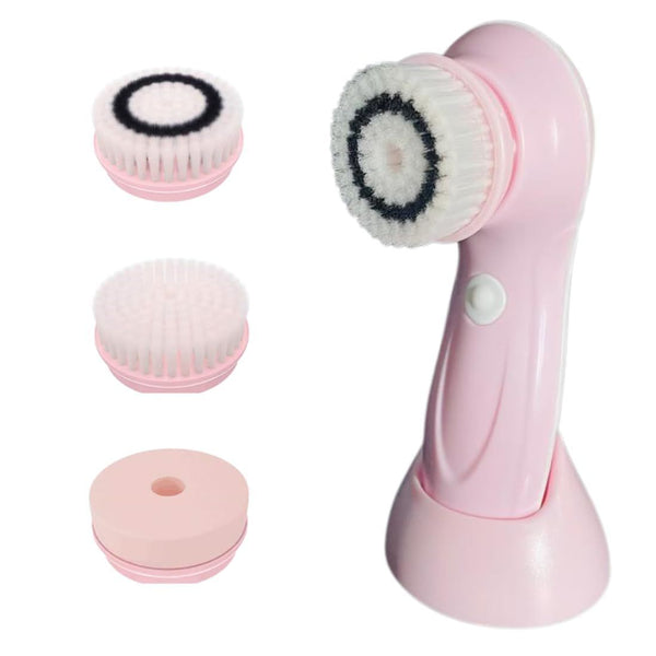 Premium Face Scrubber & Massaging Tool Device for Men & Women Suitable - Pink