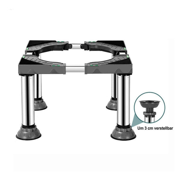 Washing machine base with vibration damping legs, strong load bearing capacity non slip and practical, 26-29cm