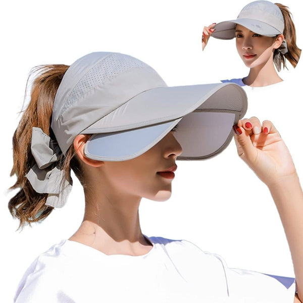 Women's Sun Hat Wide Brim UV Protective Golf Hat for Outdoor, One Size