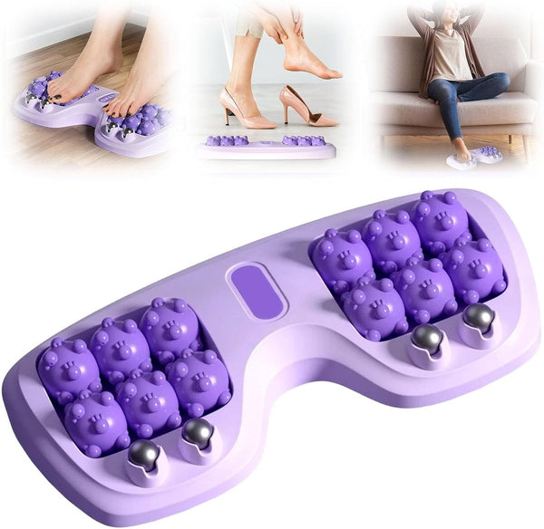Portable Double Foot Massager roller