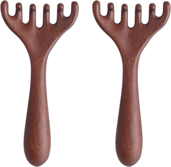 Wooden Head Massager (2pcs)