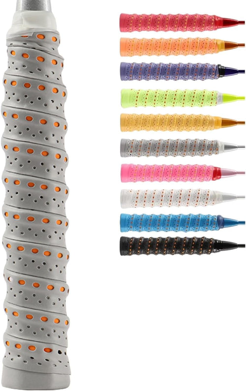 5PCS Tennis Racket Grip Tape, Racket Overgrip Tape That Stays Dry & Absorbs Sweat with Velvety Comfort. for Tennis Rackets,Fishing Rods.Wrap Your Racquet for High Performance