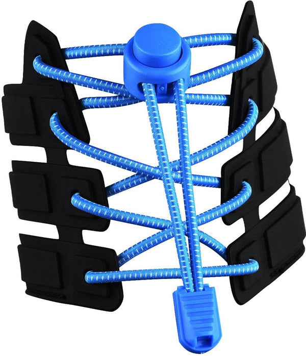 120cm Sneaker Laces with Strong Buckle and Quick-release Function - Blue