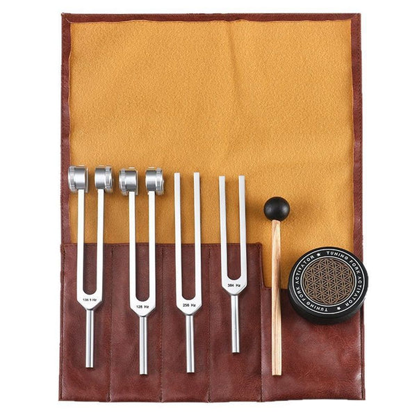 Tuning Forks for Supporting Set for Chakra, Yoga