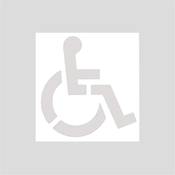 Reusable Cardboard Handicap Symbol Parking Lot Stencil Kit