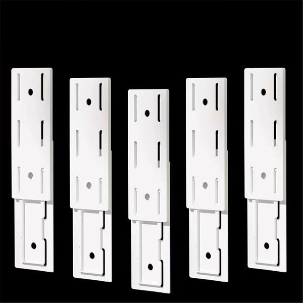 24 Pack Self Adhesive Power Strip Holder for Cable Organizer - White