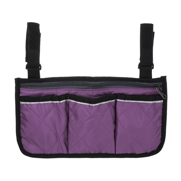 Walker or Scooter Bag with Key Rings (Purple)