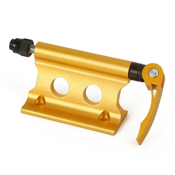 Quick-Release Aluminum Bike Fork Mount Truck Bed Bicycle Carrier - Yellow
