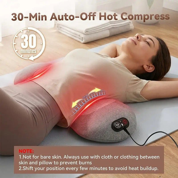 3-in-1 Graphene Heated Lumbar Massager with Vibration