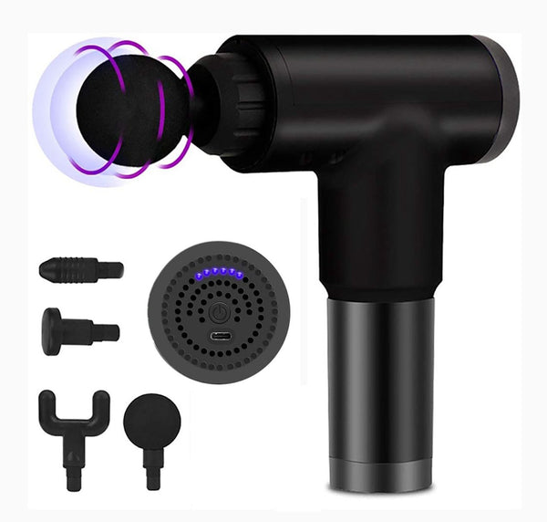 Wireless Massage Gun Black, Muscle Massager for Deep Tissue Comfort