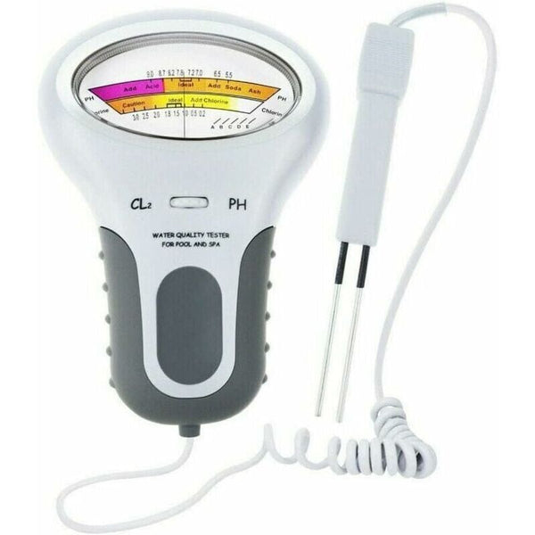 Digital pH & Chlorine Water Tester for Pools and Spas