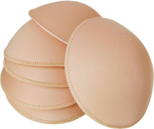 3 Pairs Round Seam Women's Removable Sports Yoga Bra pad, Bikini Top Bra Pads Insert