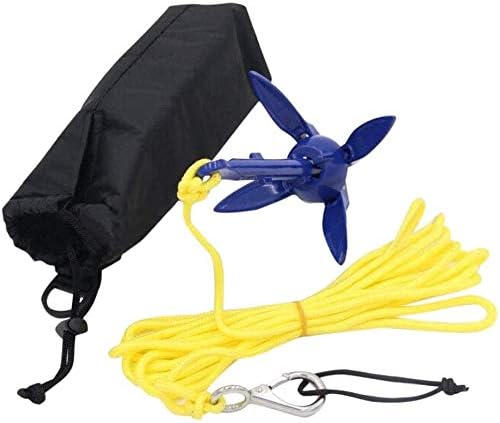 Kayak Anchor Kits 0.53lb (240g) Portable Folding Buoy Kit Canoe Raft Boat