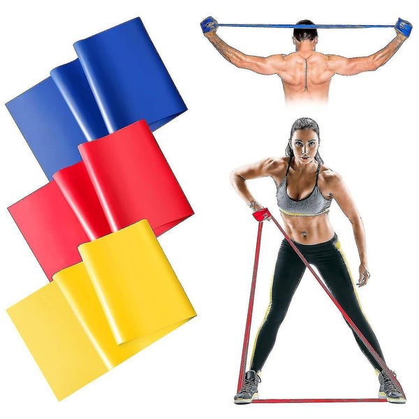 Yoga Resistance Band Set for Stretching & Home Fitness