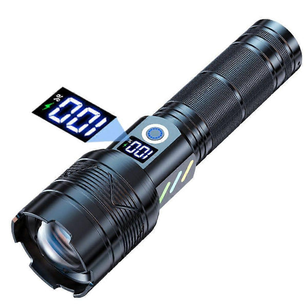 10000LM Super Bright LED Flashlight Rechargeable High Lumen Torch