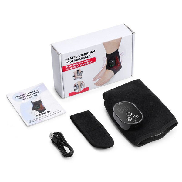 Wireless Heated Vibration Ankle Foot Massager Single Unit