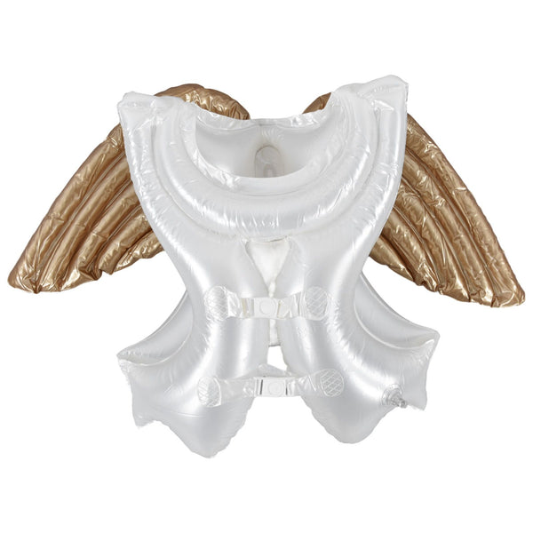Inflatable Swim Vest Angel Wing PVC Swimming Jacket