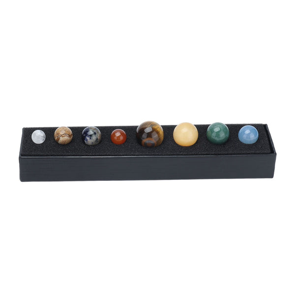 8 Planets Crystal Solar System Ornament Set