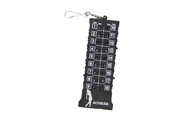 18 Hole Golf Score Counter Stroke Counter -Black