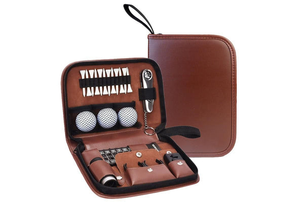 Portable Golf Accessories Set Tool Kit with Carrying Case