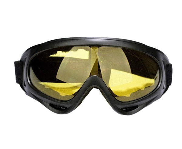 Yellow Ski Goggles for Snow Sports and Winter Outdoor Activities