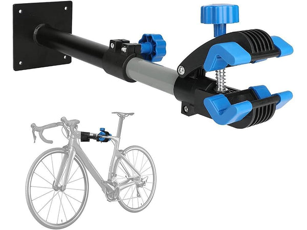 Adjustable Bike Wall Mount Rack with 360 degrees Rotating Clamp
