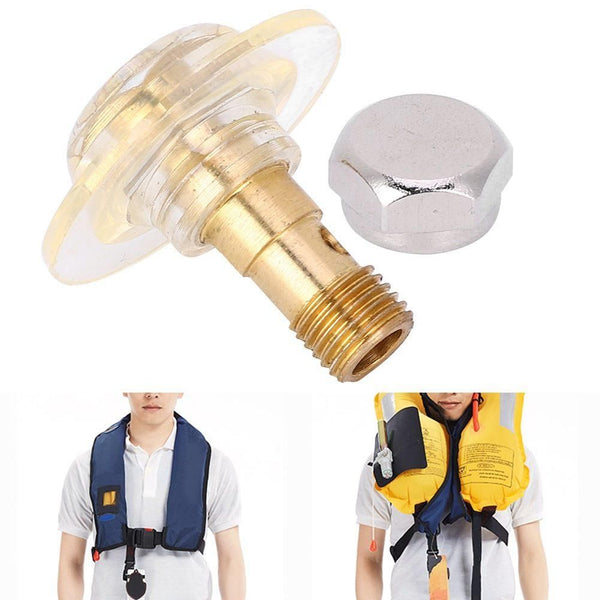 Metal Plastic Lightweight Inflatable life Jacket (1PC)