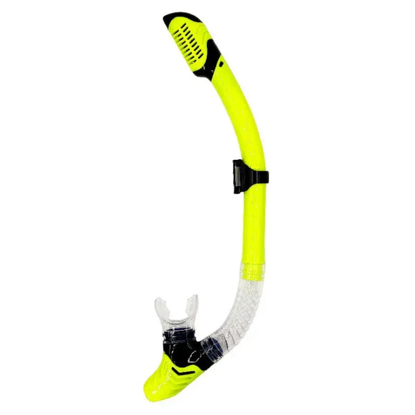 Diving Snorkel Equipment Adults Silicone Breathing - Clear Black Yellow