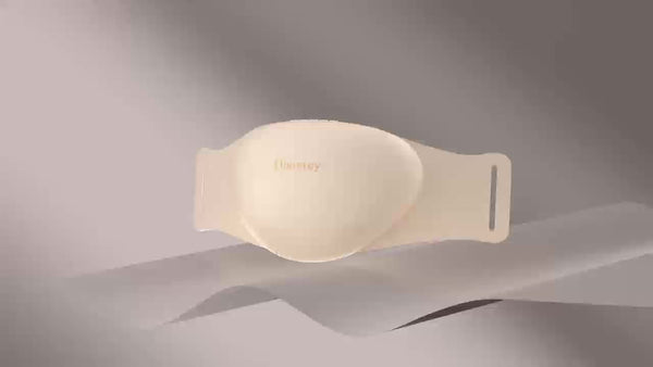 Abdominal Massage Belt with Heat & Kneading (White)