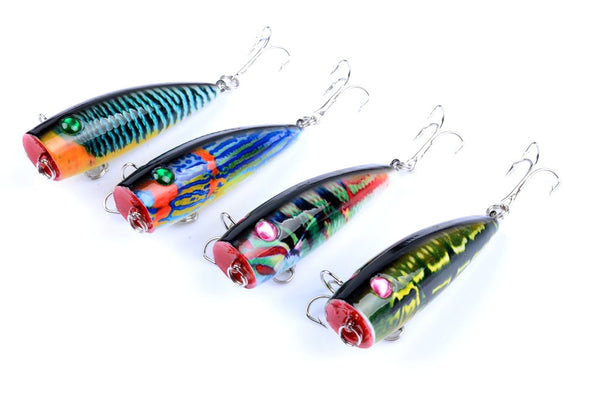 4X 6.8cm Popper Poppers Fishing Lure