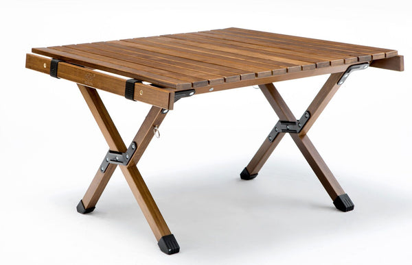 Compact Foldable Bamboo Camping Table for Outdoor Travel