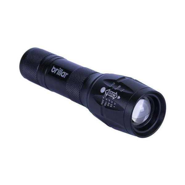 Brillar Tactical LED Torch 5 Modes Water Resistant Flashlight