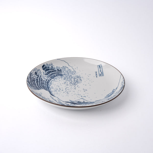 Plate 18cm Hokusai Great Wave Design