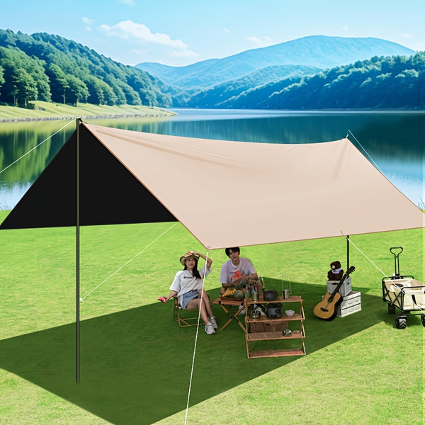 Black Coated Outdoor Camping Canopy for Weather Protection
