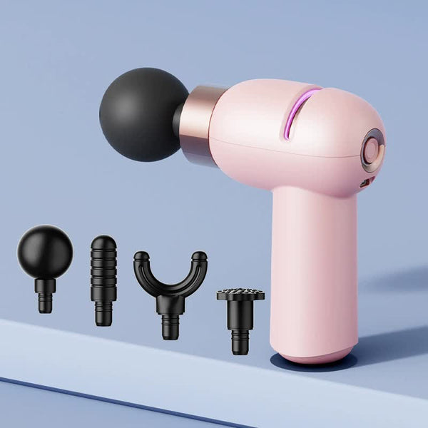 Pink Portable Mini Massage Gun with 6 Speeds