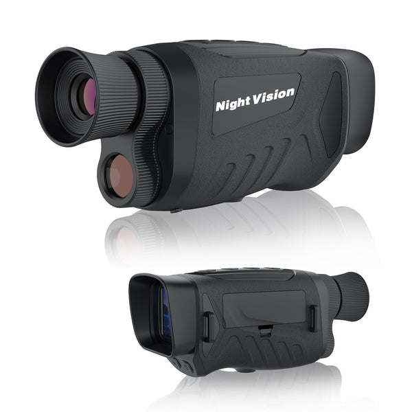 Black HD Digital Night Vision Monocular for Day Night Viewing