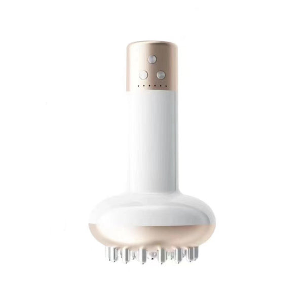 White Electric Meridian Brush Massager - 6-in-1