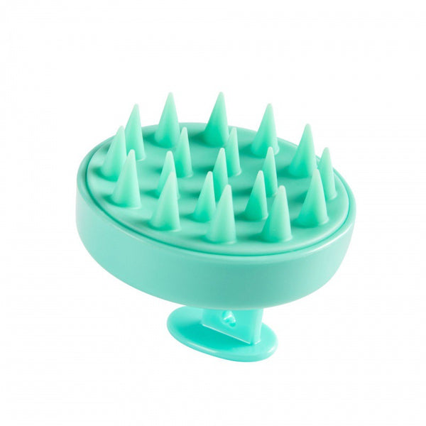 5-Pcs Green Soft Scalp Massager Shampoo Brush