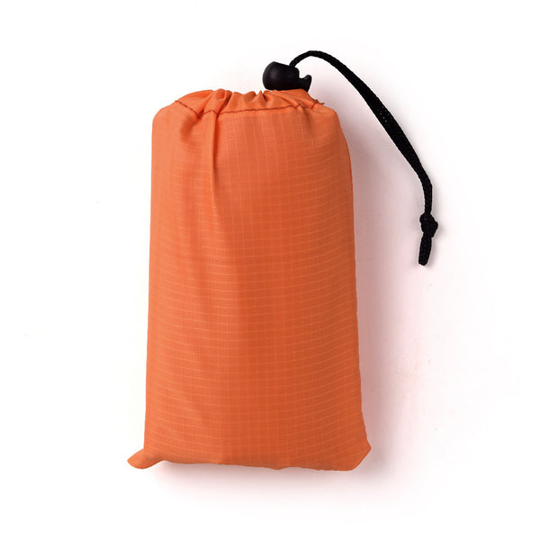 Orange Extra Large Waterproof Beach Mat 1.8x2m Sand-free Portable Picnic Blanket 260g Lightweight for Australia Outdoor Camping