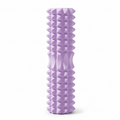 Purple High-Density 3D Trigger Point Foam Roller - Solid Core Massager for Deep Tissue Muscle Recovery & Yoga