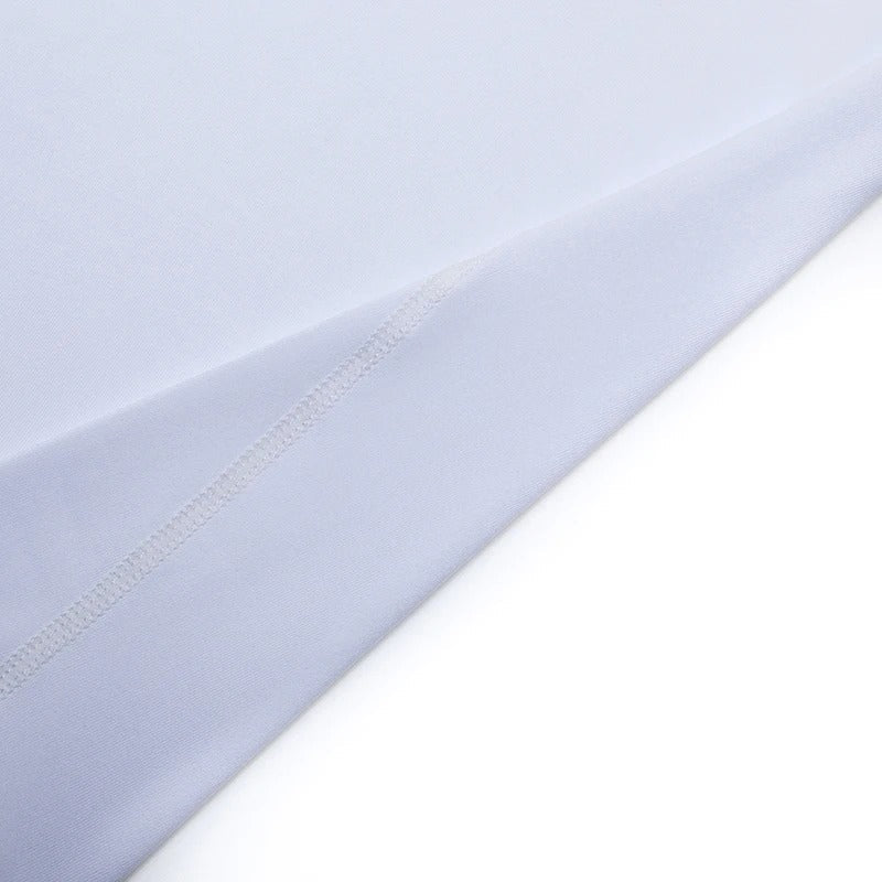 Top Long Compression White Sleeve Quick Dry for Men (Medium)
