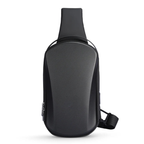 Crossbody Bag Waterproof Hard-Shell with USB Port