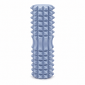 Blue High-Density 3D Trigger Point Foam Roller - Solid Core Massager for Deep Tissue Muscle Recovery & Yoga