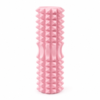 Pink High-Density 3D Trigger Point Foam Roller - Solid Core Massager for Deep Tissue Muscle Recovery & Yoga