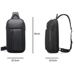 Chest Bag Waterproof Oxford Patchwork Large Capacity
