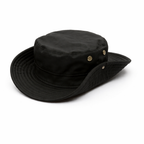 Boonie Black Unisex Hat with UV Protection for Hiking